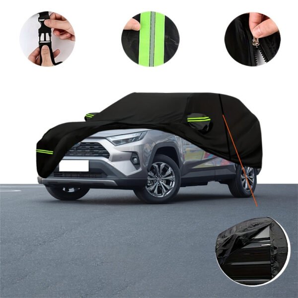 Suitable for SUV   Car Cover with Zipper Doors