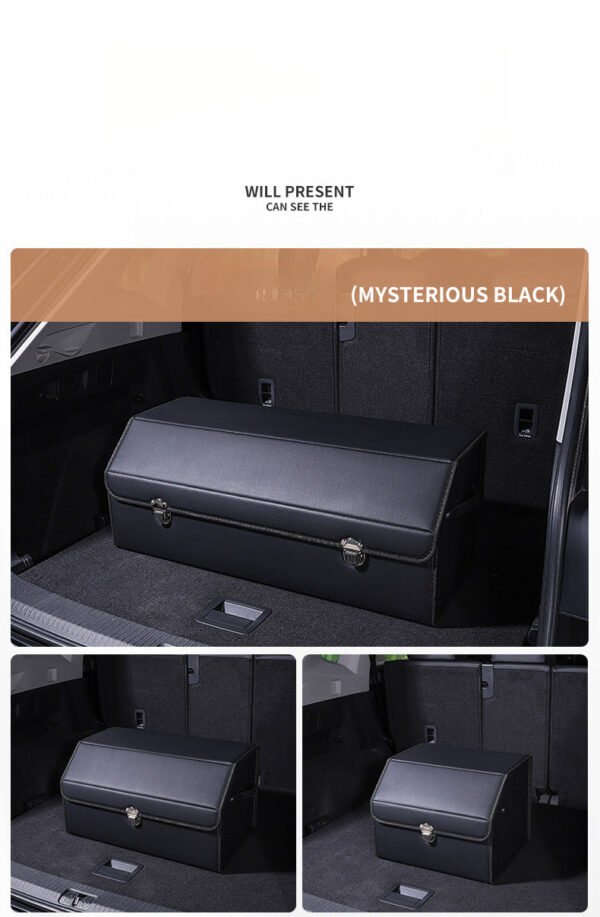 Car Trunk Storage Box Foldable Insert Organizer with Large Capacity