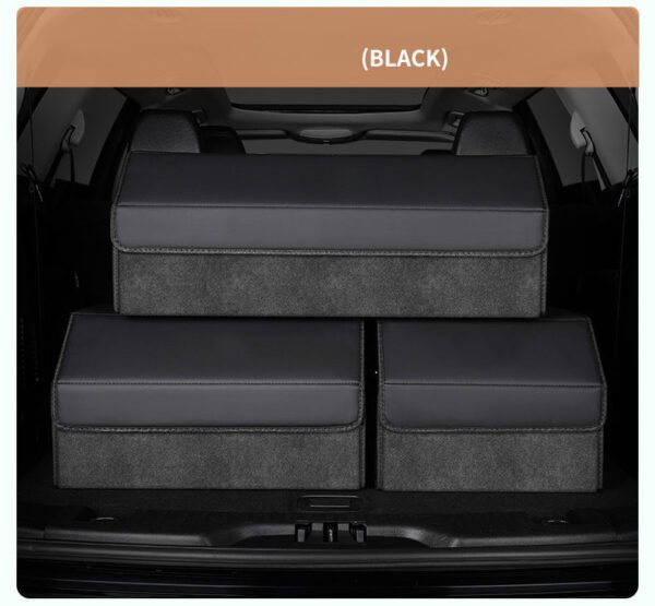 Car Trunk Storage Box Foldable Insert Organizer with Large Capacity