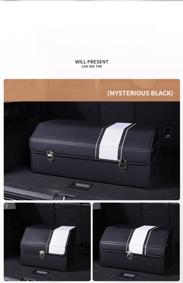 Car Trunk Storage Box Foldable Insert Organizer with Large Capacity