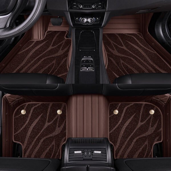 COFFEE GALAXY DOUBLE LAYER CUSTOMIZED CAR MAT
