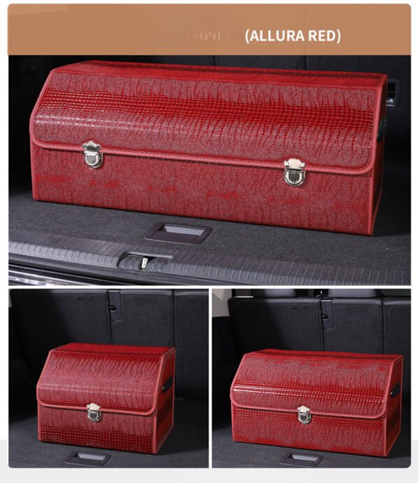 Car Trunk Storage Box Foldable Insert Organizer with Large Capacity