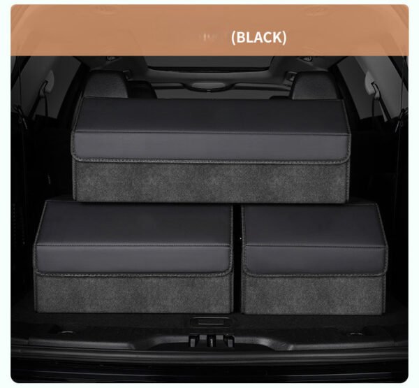 Car Trunk Storage Box Foldable Insert Organizer with Large Capacity