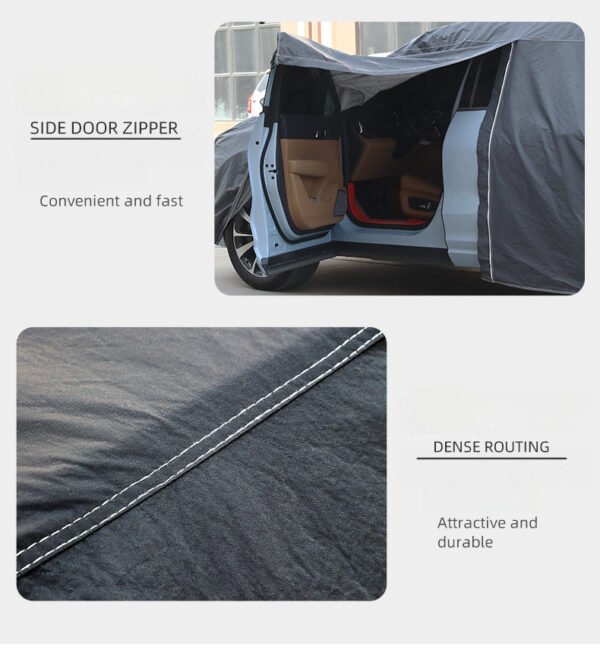 All-Weather PVC Car Cover – Full Vehicle Shield for Sun, Rain, and Seasonal Defense