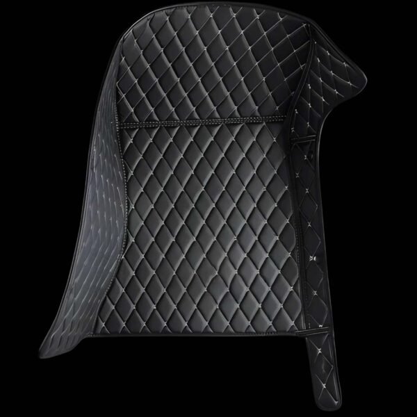 BLACK & BEIGE DIAMOND STITCHING LUXURY CAR MATS