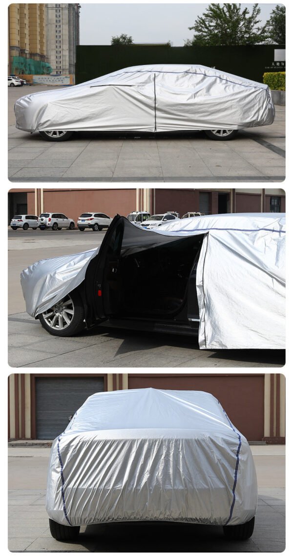Universal Car Cover All Weather Protection Sun Rain Hail Proof Full Coverage