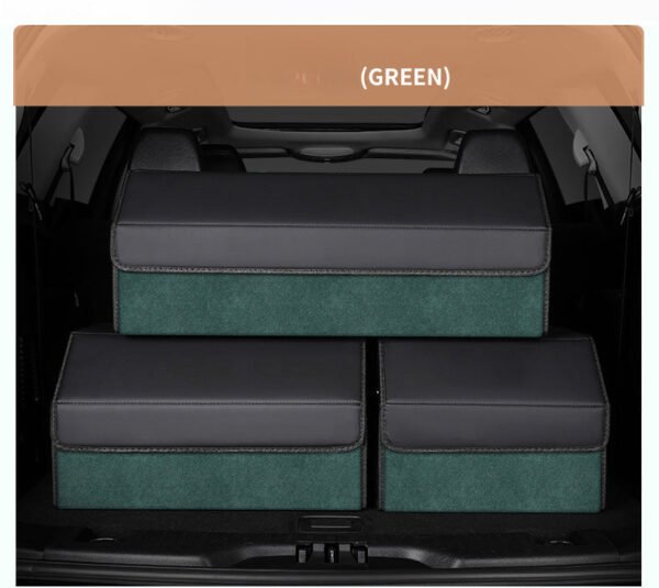 Car Trunk Storage Box Foldable Insert Organizer with Large Capacity