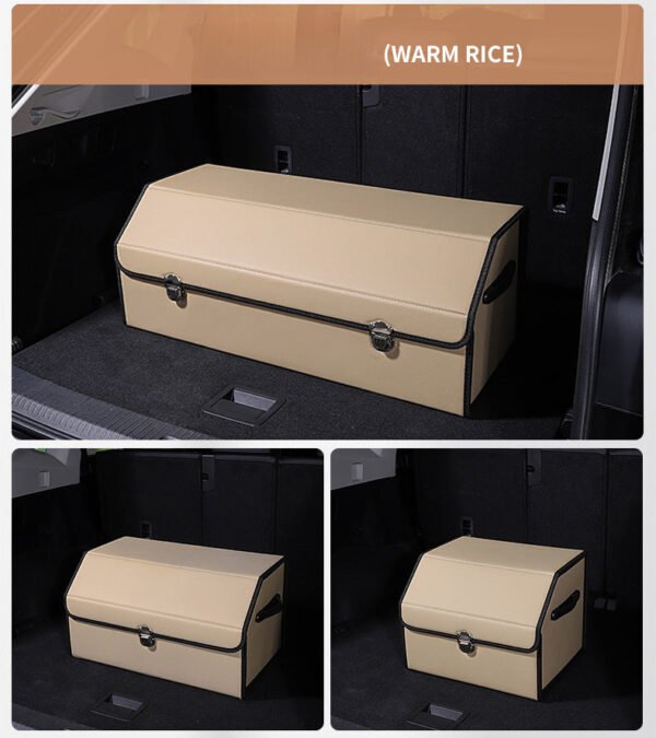 Car Trunk Storage Box Foldable Insert Organizer with Large Capacity