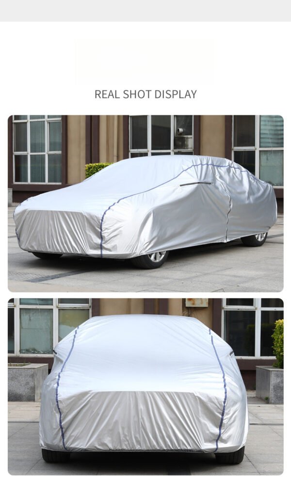 Universal Car Cover All Weather Protection Sun Rain Hail Proof Full Coverage