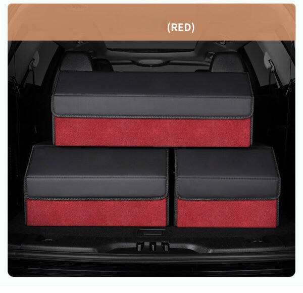 Car Trunk Storage Box Foldable Insert Organizer with Large Capacity